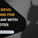 Best Devil Captions For Instagram With Quotes