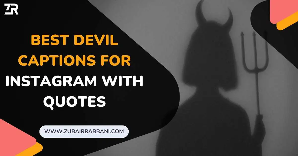 Best Devil Captions For Instagram With Quotes