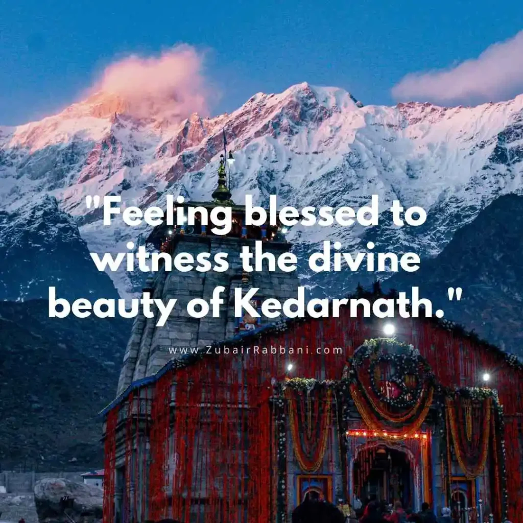 Kedarnath Quotes For Instagram