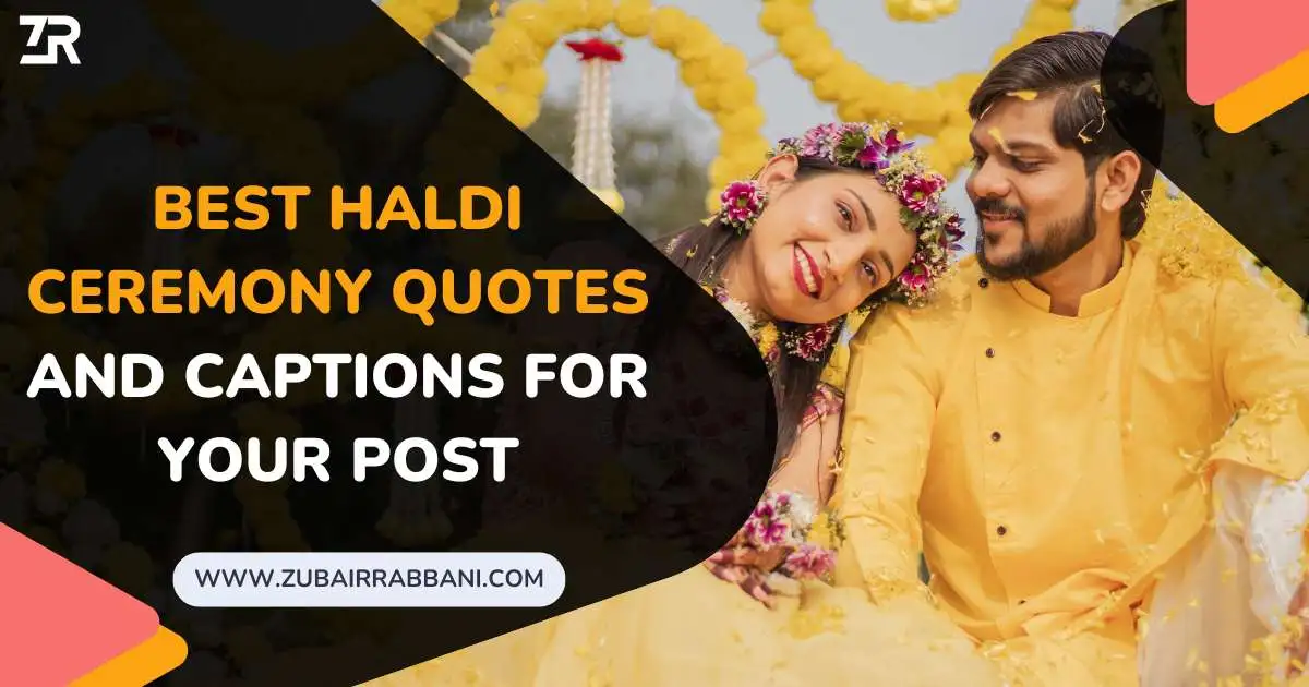 Best Haldi Ceremony Quotes And Captions