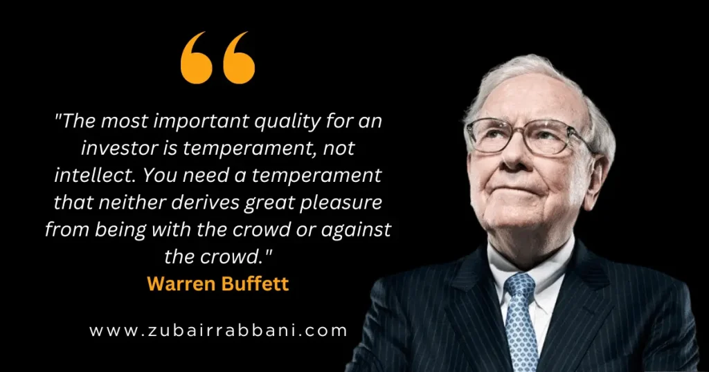 Warren Buffett quotes for investor